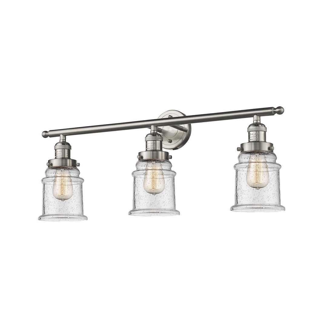 Innovations Franklin Restoration 205-SN-G184 Bath Vanity Light 30 in. wide - Brushed Satin Nickel