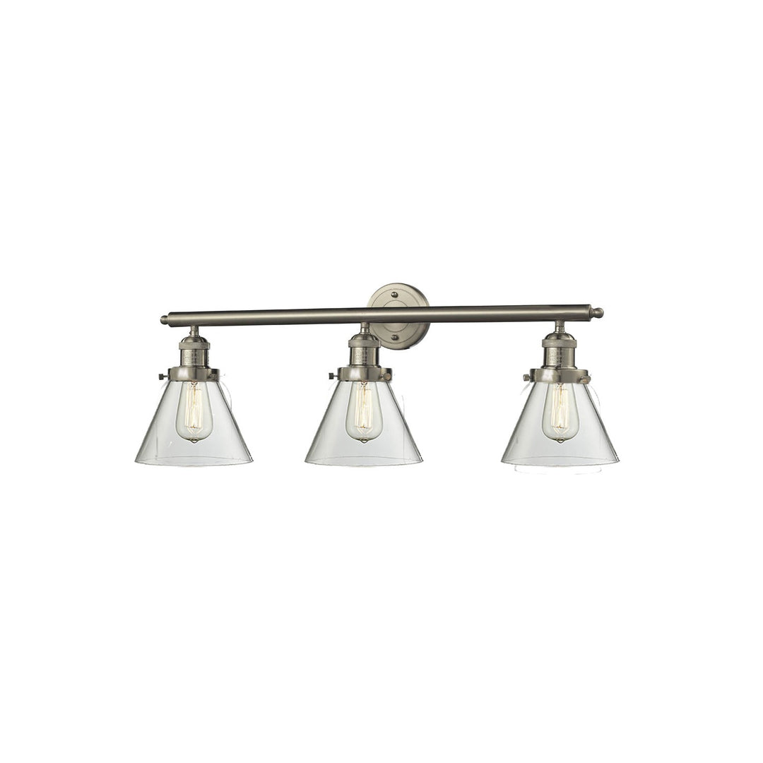 Innovations Franklin Restoration 205-SN-G42 Bath Vanity Light 32 in. wide - Brushed Satin Nickel
