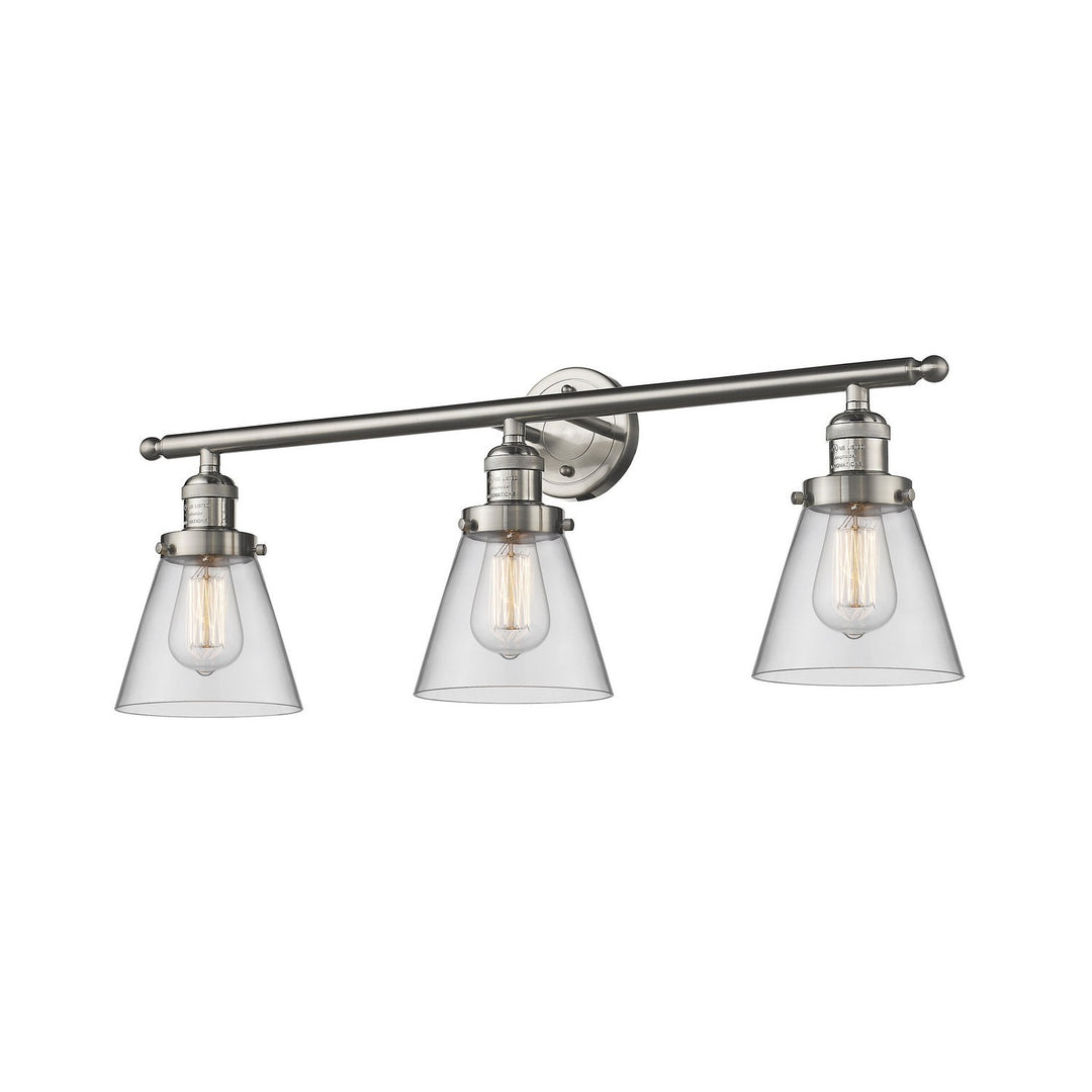 Innovations Franklin Restoration 205-SN-G62 Bath Vanity Light 30 in. wide - Brushed Satin Nickel