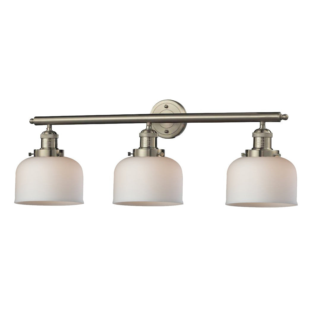 Innovations Franklin Restoration 205-SN-G71 Bath Vanity Light 32 in. wide - Brushed Satin Nickel