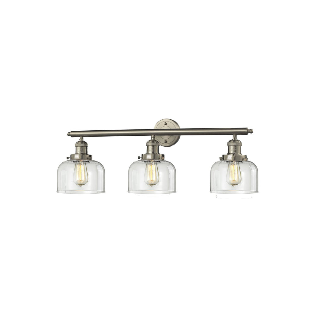 Innovations Franklin Restoration 205-SN-G72 Bath Vanity Light 32 in. wide - Brushed Satin Nickel