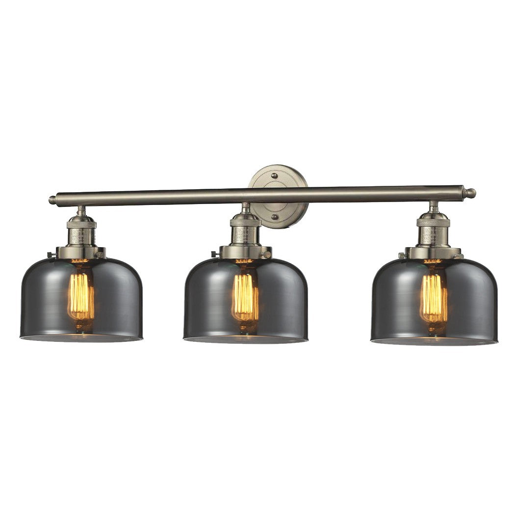 Innovations Franklin Restoration 205-SN-G73 Bath Vanity Light 32 in. wide - Brushed Satin Nickel