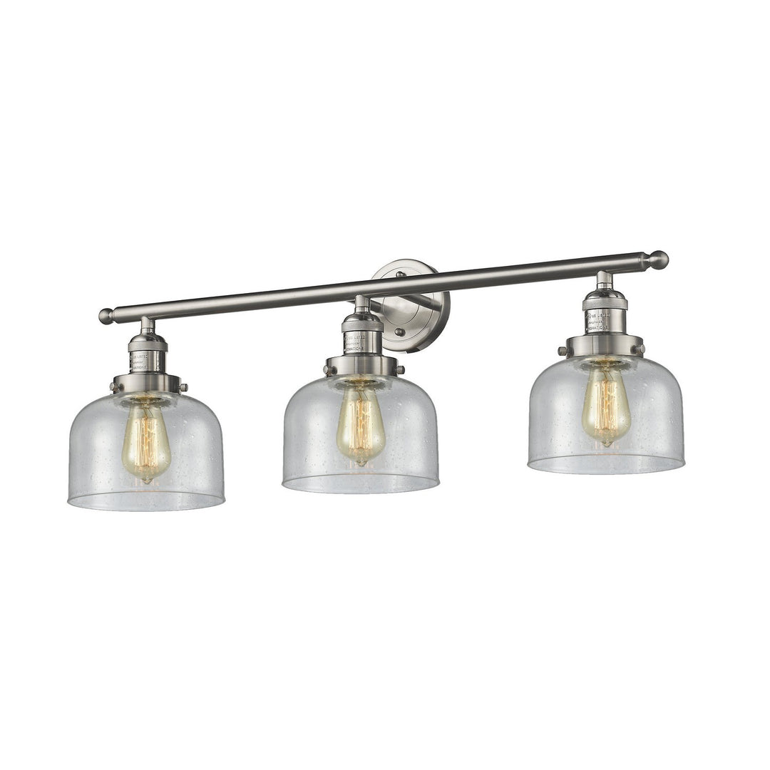 Innovations Franklin Restoration 205-SN-G74 Bath Vanity Light 32 in. wide - Brushed Satin Nickel