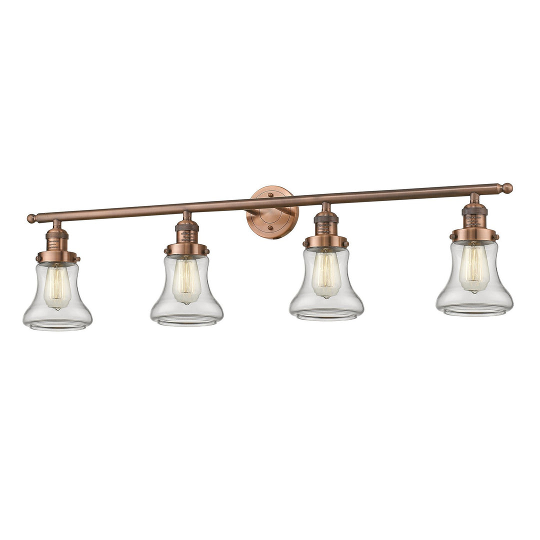 Innovations Franklin Restoration 215-AC-G192 Bath Vanity Light 43 in. wide - Antique Copper