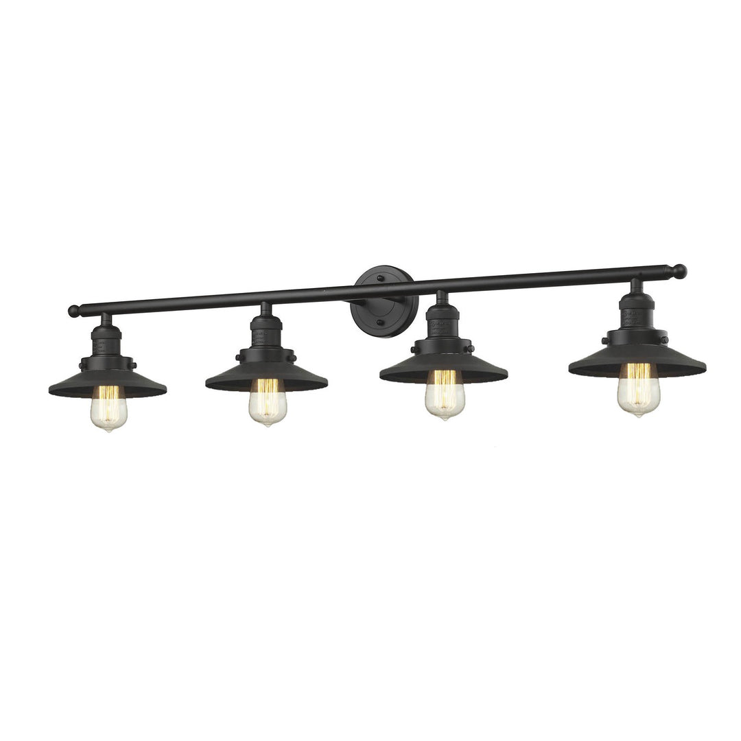 Innovations Franklin Restoration 215-OB-M5 Bath Vanity Light 44 in. wide - Oil Rubbed Bronze