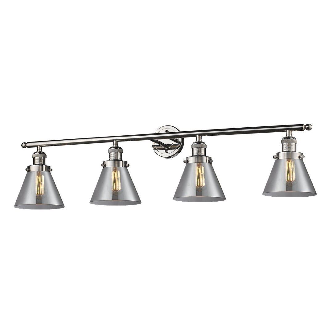 Innovations Franklin Restoration 215-PN-G43 Bath Vanity Light 44 in. wide - Polished Nickel