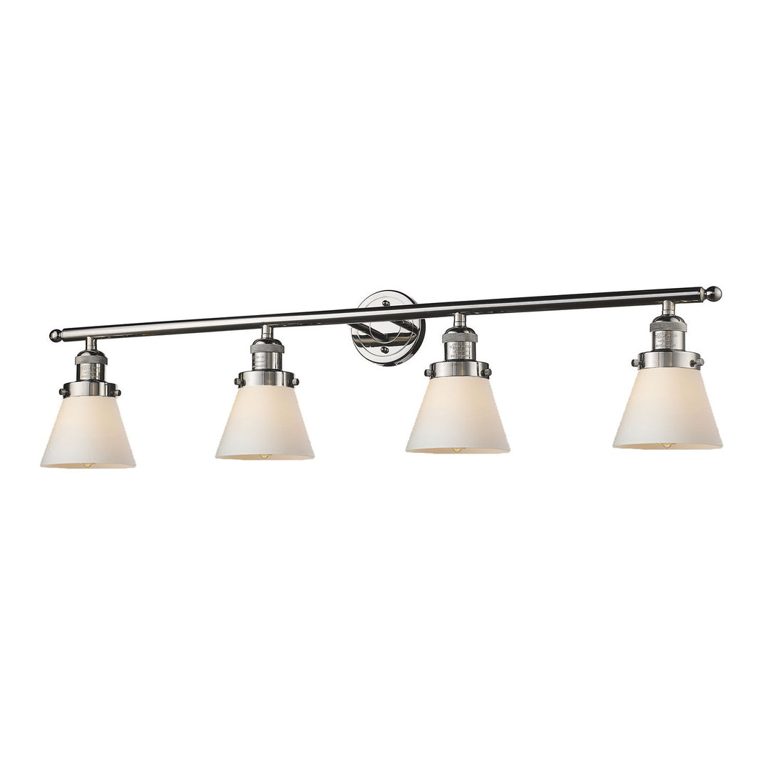 Innovations Franklin Restoration 215-PN-G61 Bath Vanity Light 43 in. wide - Polished Nickel