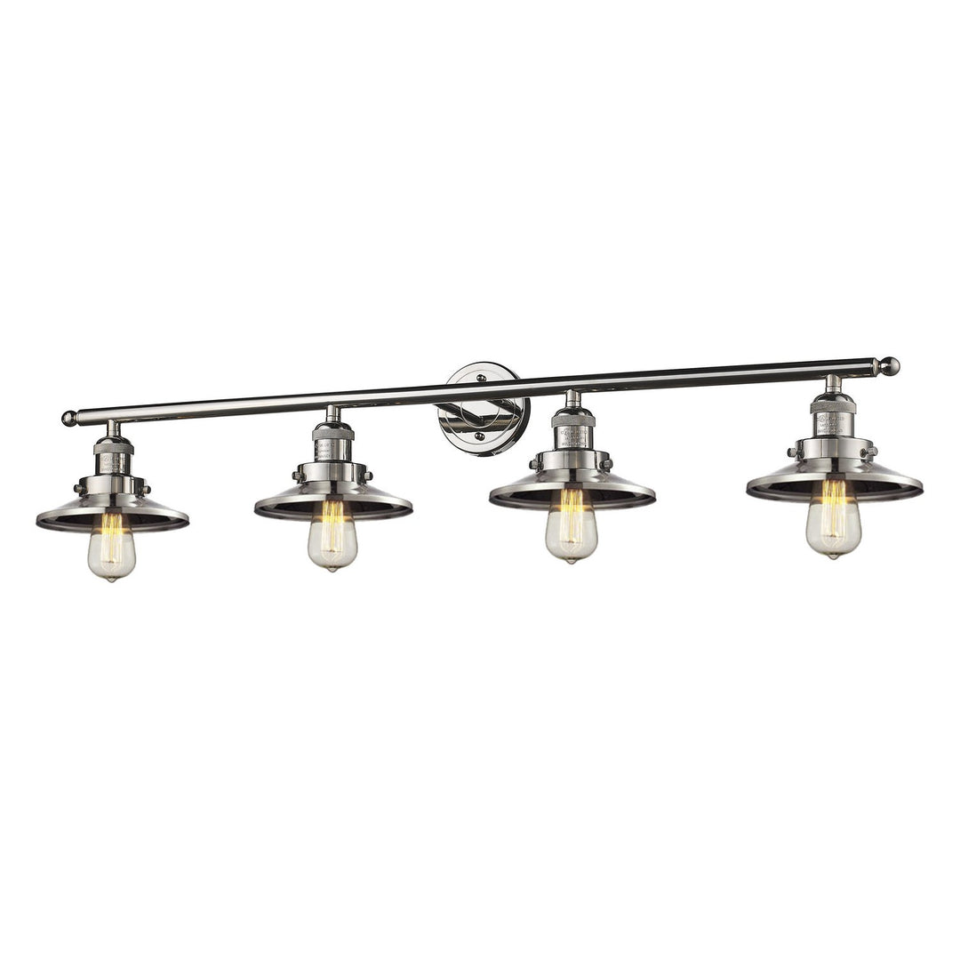 Innovations Franklin Restoration 215-PN-M1 Bath Vanity Light 44 in. wide - Polished Nickel