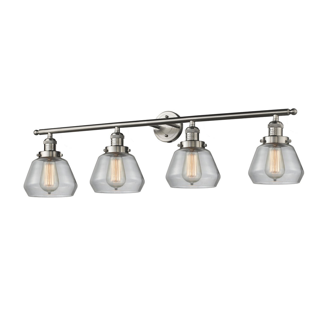 Innovations Franklin Restoration 215-SN-G172 Bath Vanity Light 43 in. wide - Brushed Satin Nickel