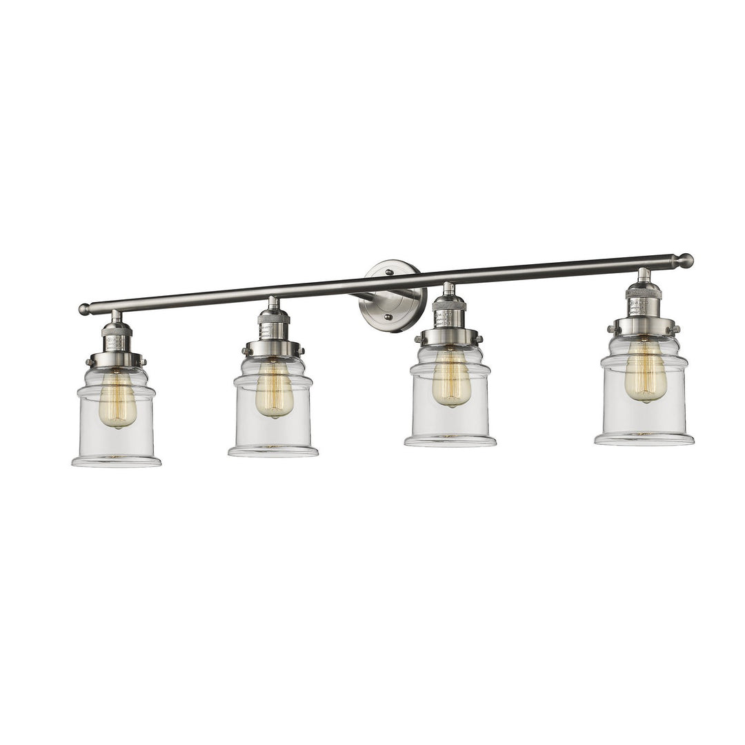 Innovations Franklin Restoration 215-SN-G182 Bath Vanity Light 42 in. wide - Brushed Satin Nickel