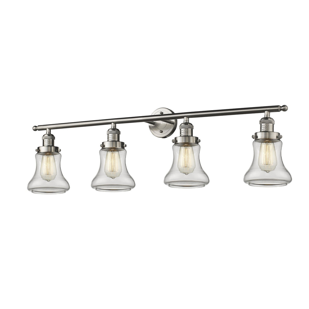 Innovations Franklin Restoration 215-SN-G192 Bath Vanity Light 43 in. wide - Brushed Satin Nickel