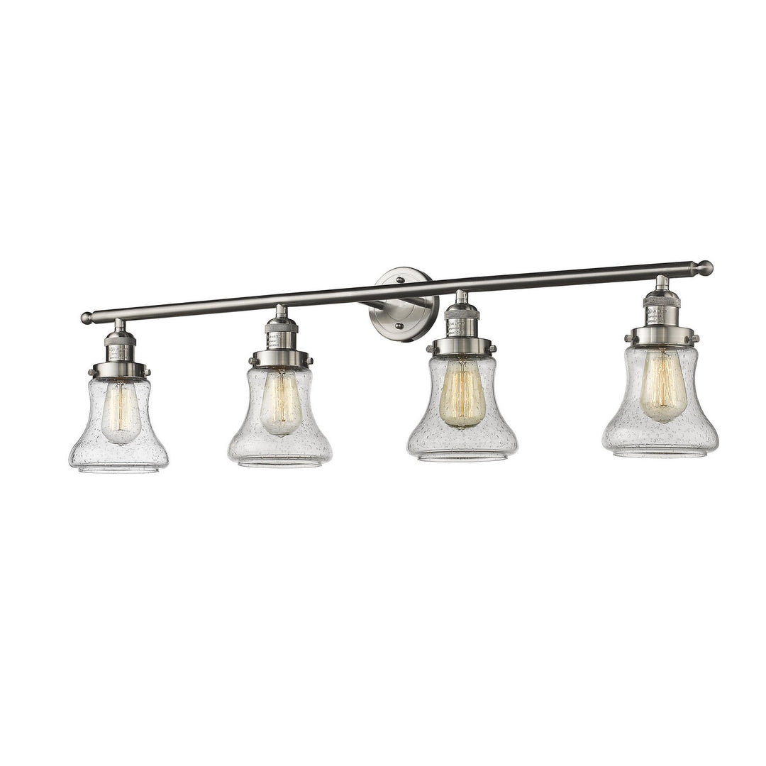 Innovations Franklin Restoration 215-SN-G194 Bath Vanity Light 43 in. wide - Brushed Satin Nickel