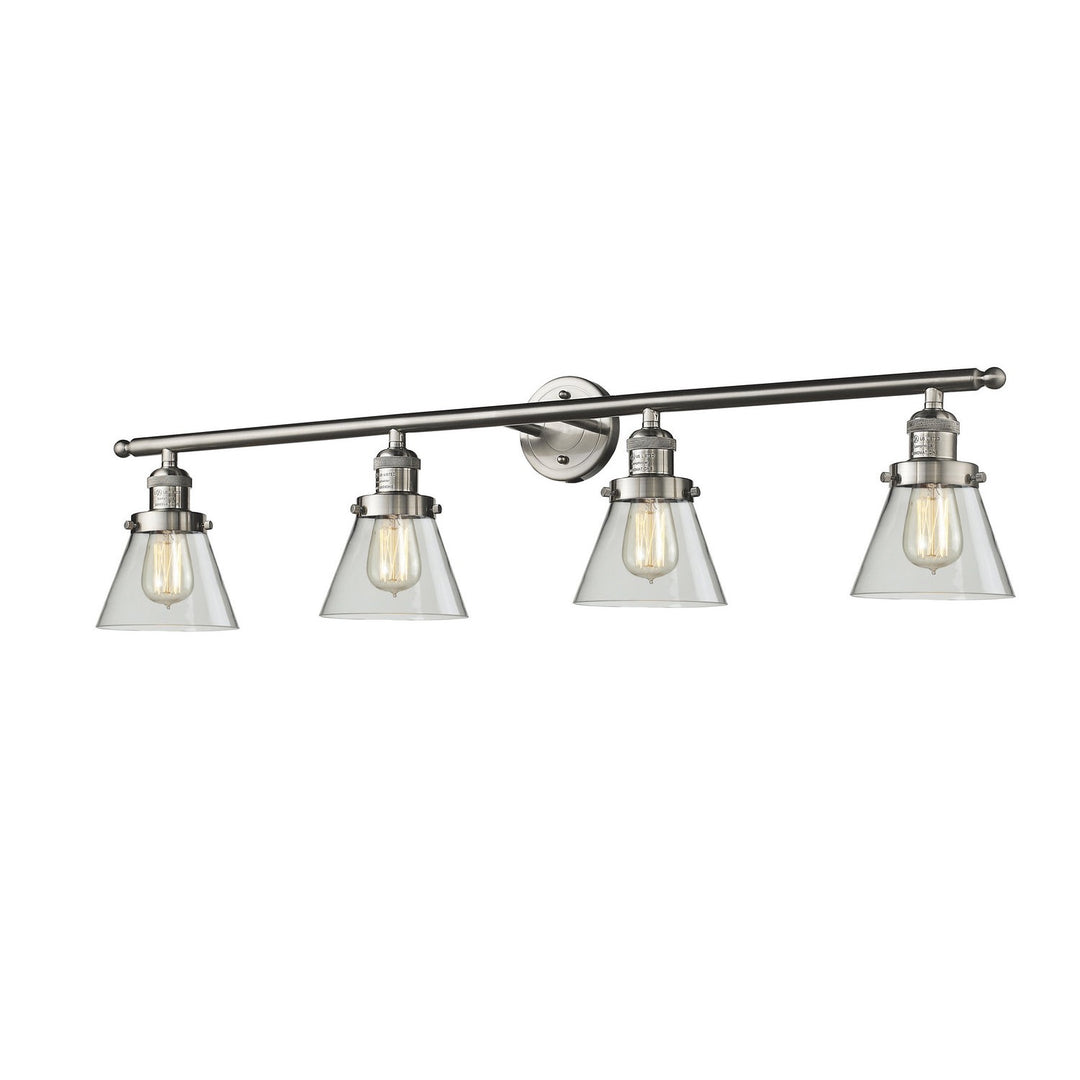 Innovations Franklin Restoration 215-SN-G62 Bath Vanity Light 43 in. wide - Brushed Satin Nickel
