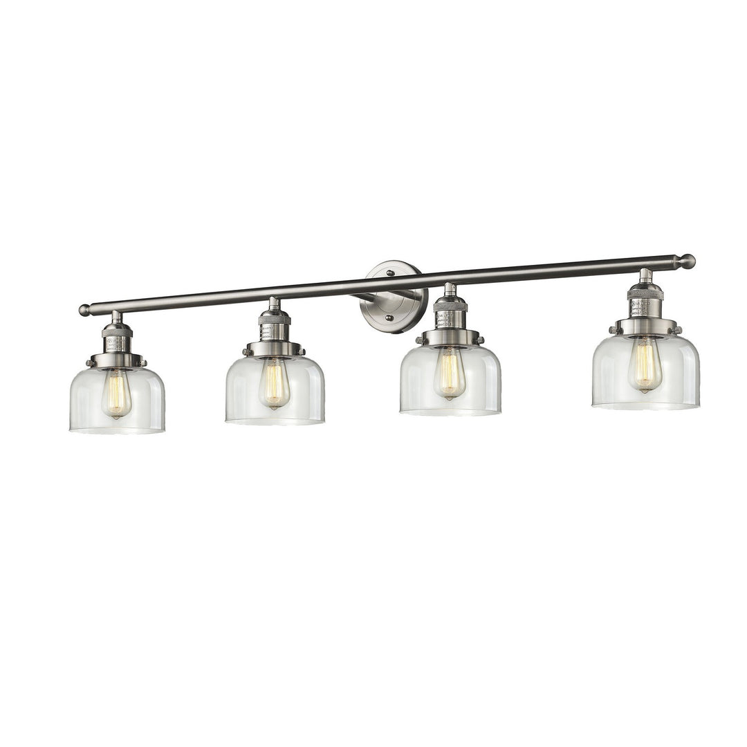 Innovations Franklin Restoration 215-SN-G72 Bath Vanity Light 44 in. wide - Brushed Satin Nickel