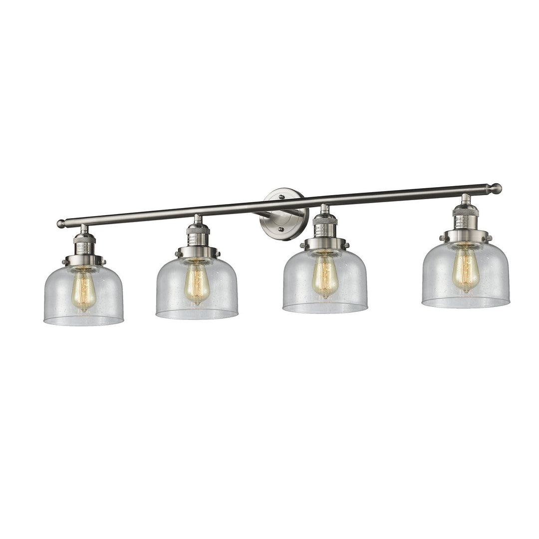 Innovations Franklin Restoration 215-SN-G74 Bath Vanity Light 44 in. wide - Brushed Satin Nickel