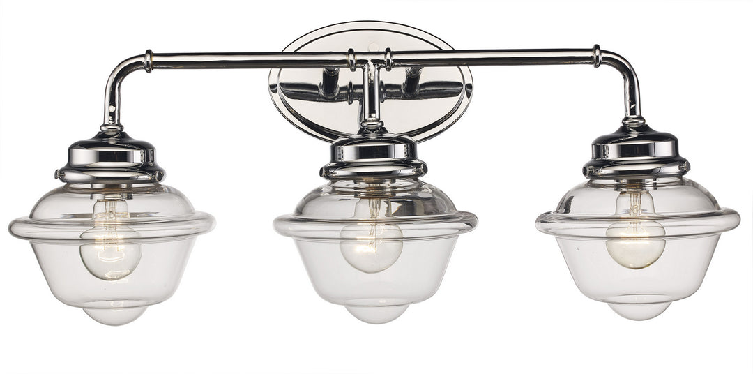Trans Globe Imports 21183 PC Bath Vanity Light 27 in. wide - Polished Chrome