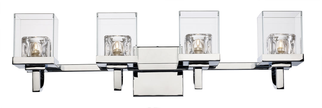 Trans Globe Imports 21234 PC Bath Vanity Light 29 in. wide - Polished Chrome