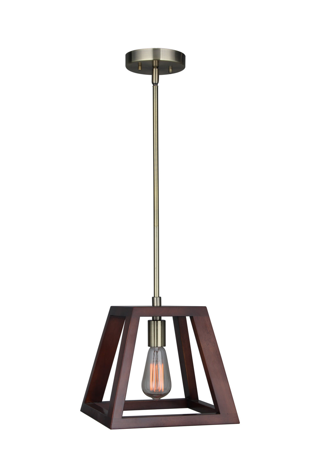 Woodbridge Walden 17223CBR-WLK1WN Pendant Light - Vintage Brass
