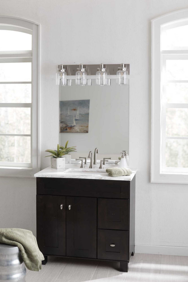 Progress Calhoun P300048-009 Bath Vanity Light 31 in. wide - Brushed Nickel