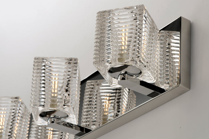 Maxim Groove 9073CRPC Bath Vanity Light 21 in. wide - Polished Chrome