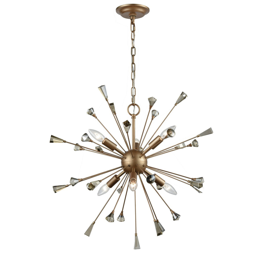 Elk Sprigny 33020/6 Chandelier Light - Matte Gold