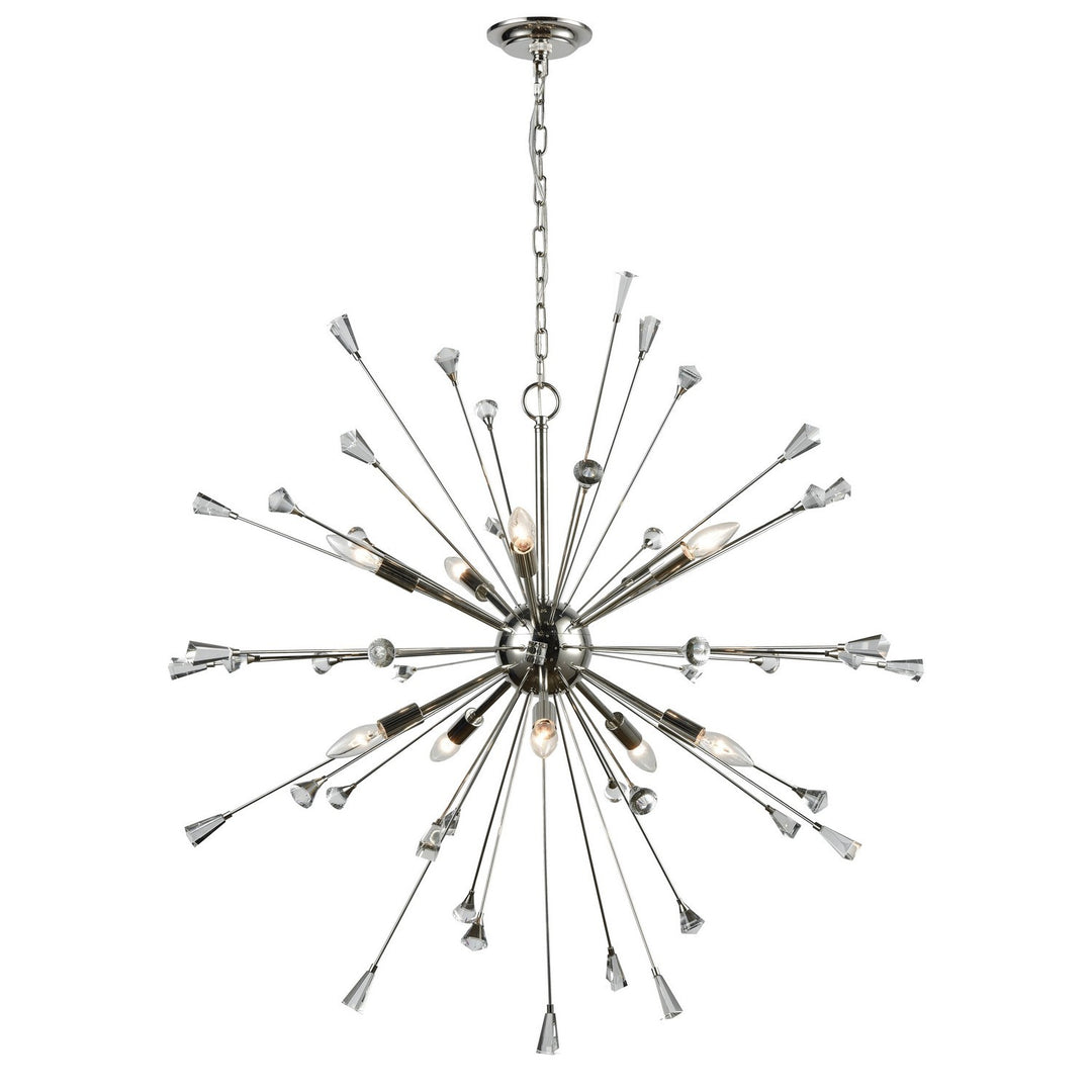 Elk Sprigny 33031/10 Chandelier Light - Polished Nickel