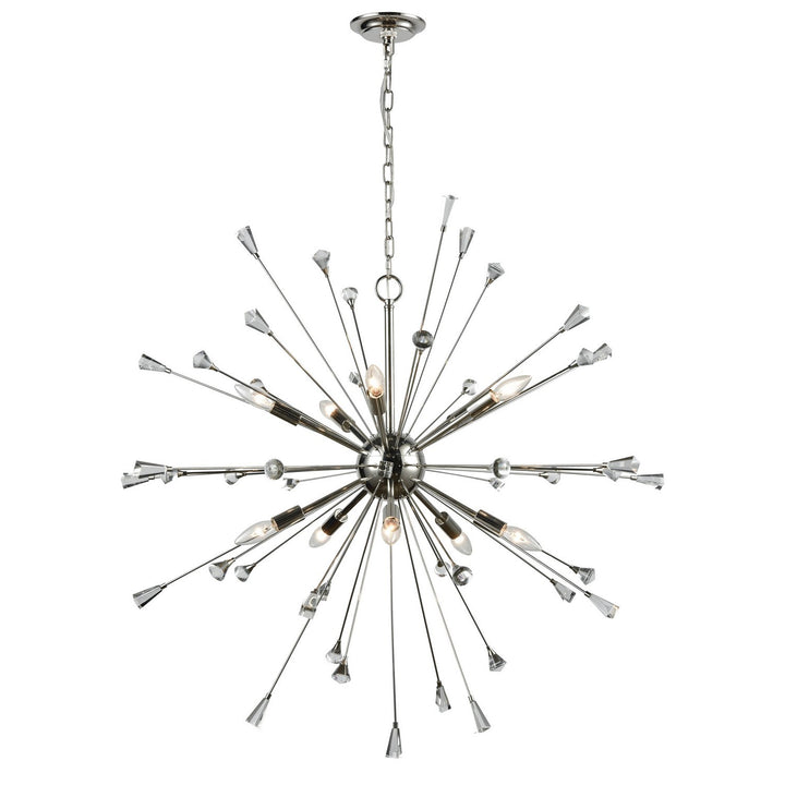 Elk Sprigny 33031/10 Chandelier Light - Polished Nickel