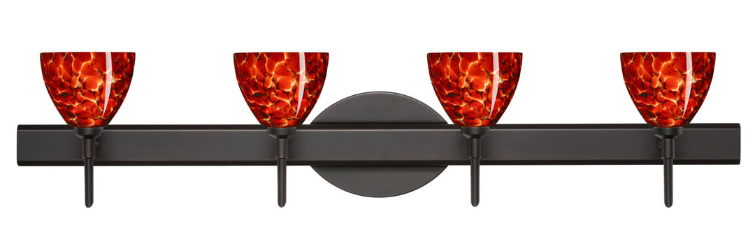 Besa Divi 4SW-185841-BR Bath Vanity Light 31 in. wide - Bronze