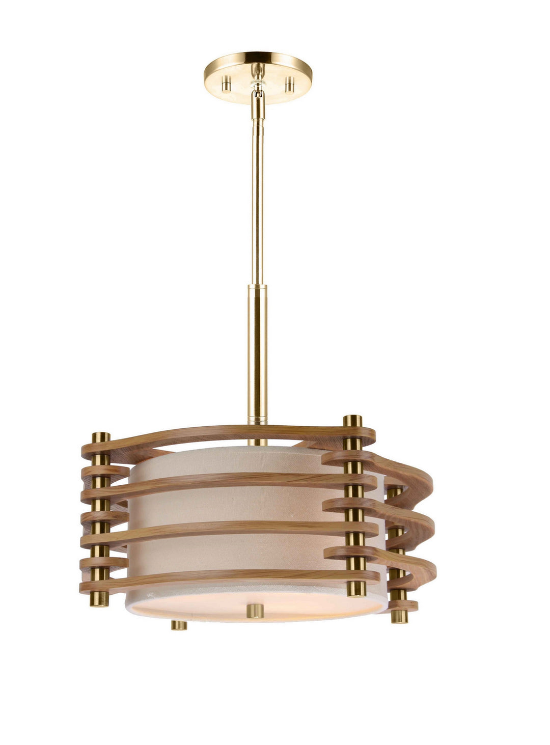 Woodbridge Steps 16020BRB-WSA3AS Pendant Light - Brushed Brass
