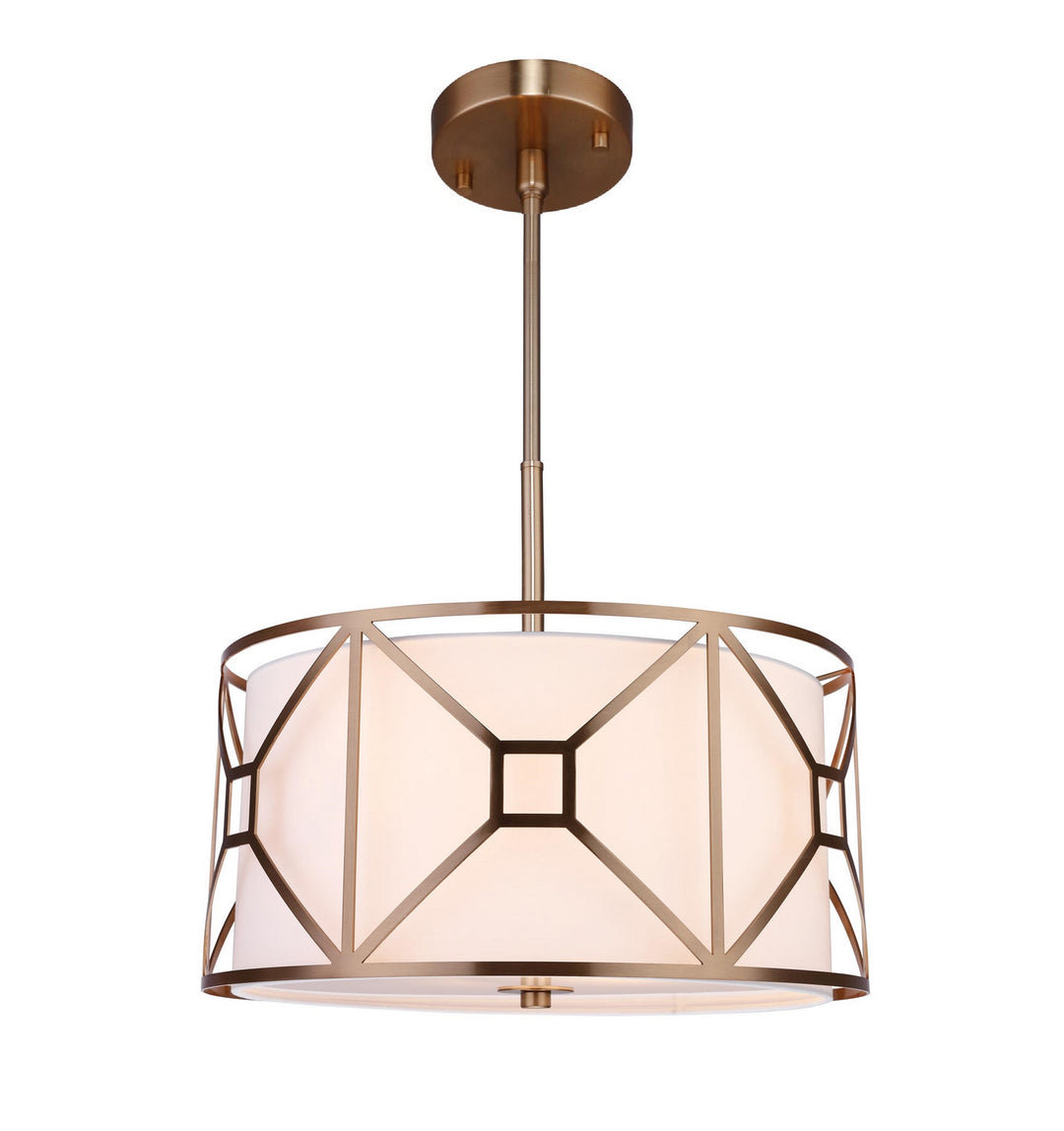 Woodbridge Regan 17120CBR-S117A1 Pendant Light - Vintage Brass