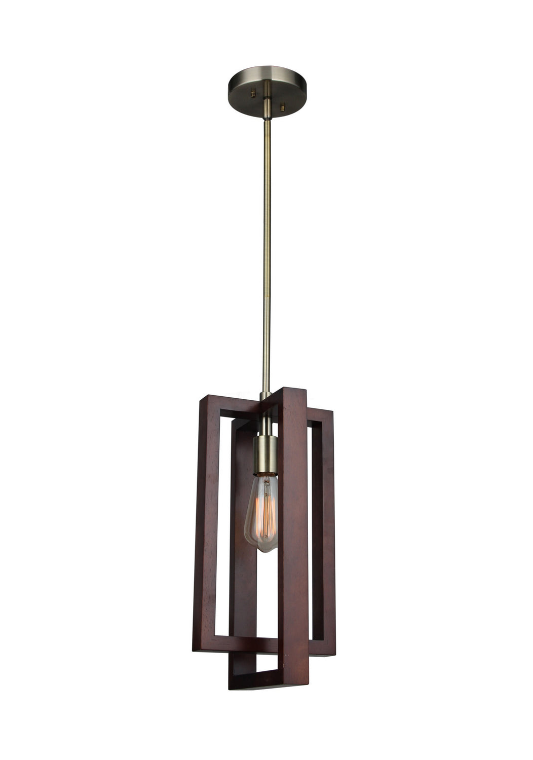 Woodbridge Stella 17226CBR-WLL1WN Pendant Light - Vintage Brass