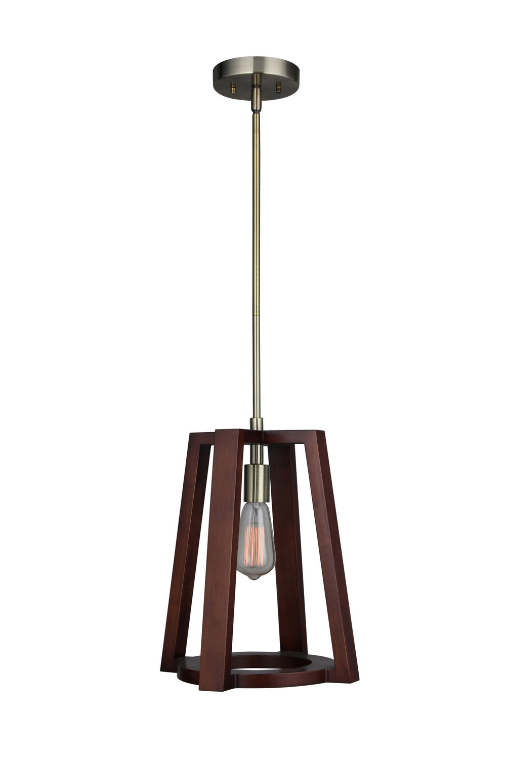 Woodbridge Bella 17226CBR-WLN1WN Pendant Light - Vintage Brass