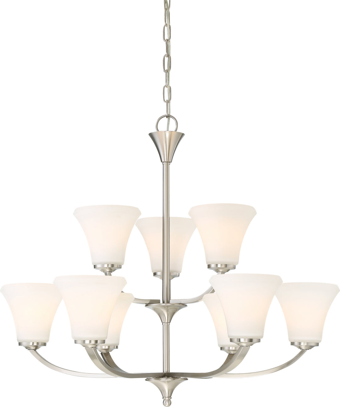 Nuvo Fawn 60-6209 Chandelier Light - Brushed Nickel