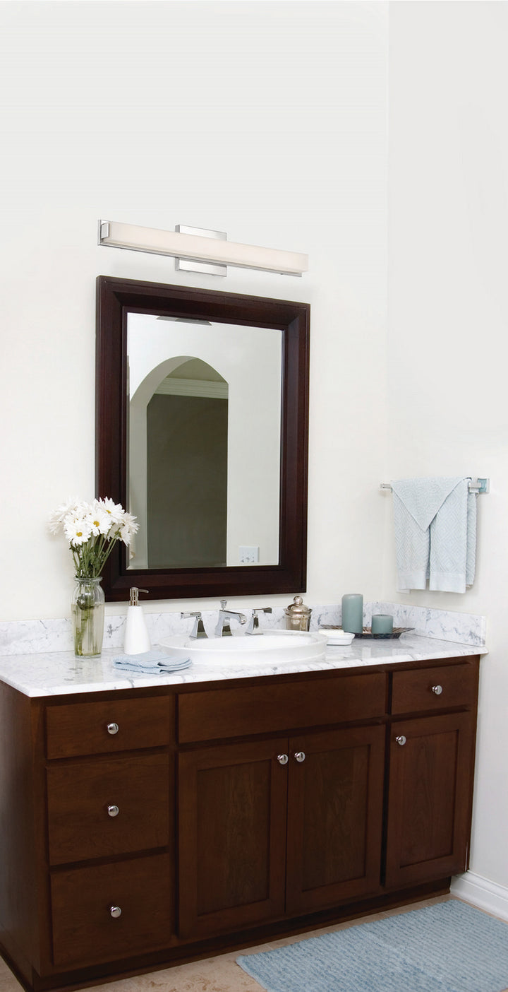 Nuvo Slick 62-1102 Bath Vanity Light 25 in. wide - Polished Nickel