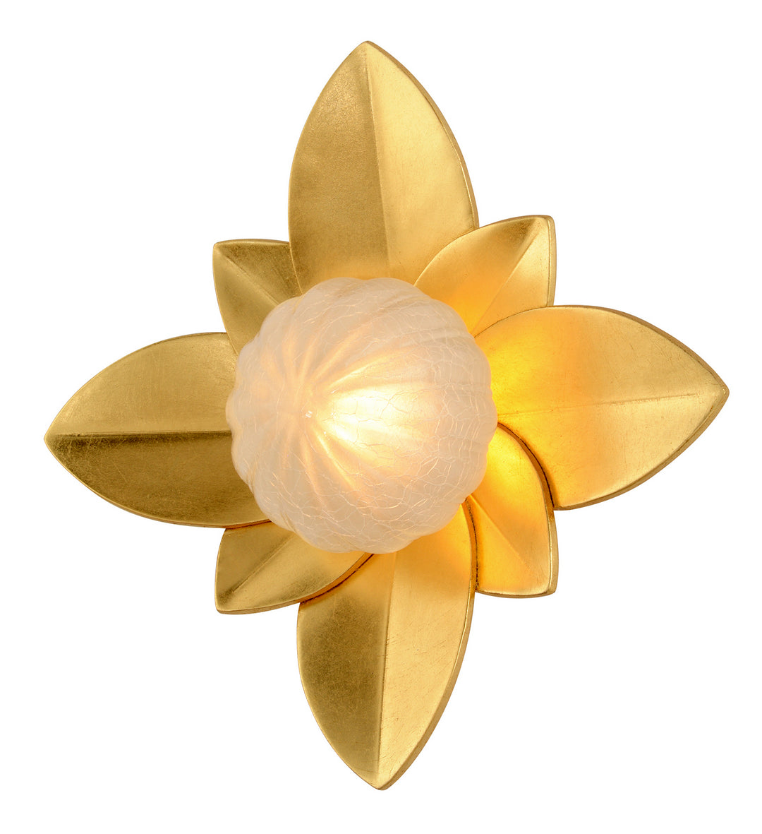 Corbett Gigi 260-13 Wall Light - Gold Leaf