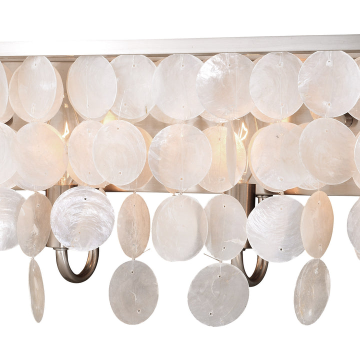 Vaxcel Elsa W0271 Bath Vanity Light 28 in. wide - Satin Nickel