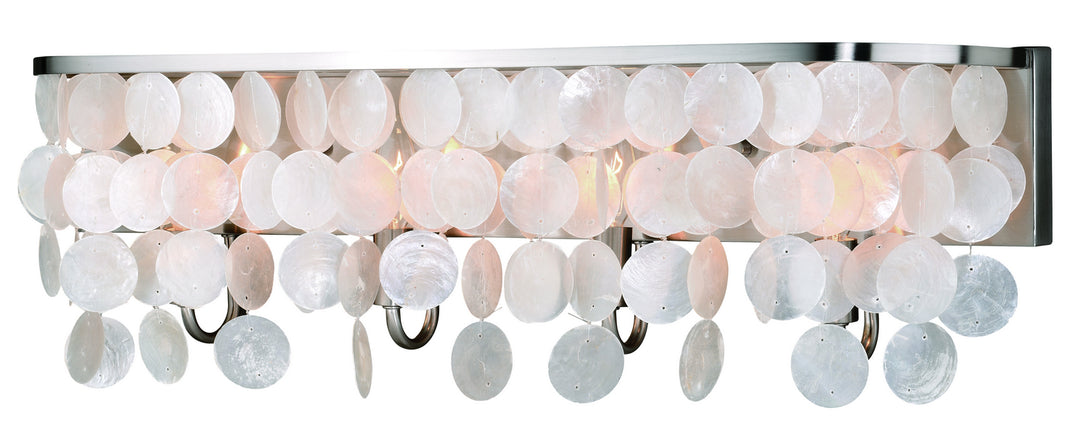 Vaxcel Elsa W0271 Bath Vanity Light 28 in. wide - Satin Nickel