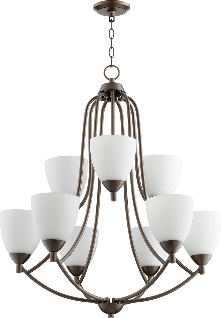 Quorum Barkley 6069-9-86 Chandelier Light - Oiled Bronze