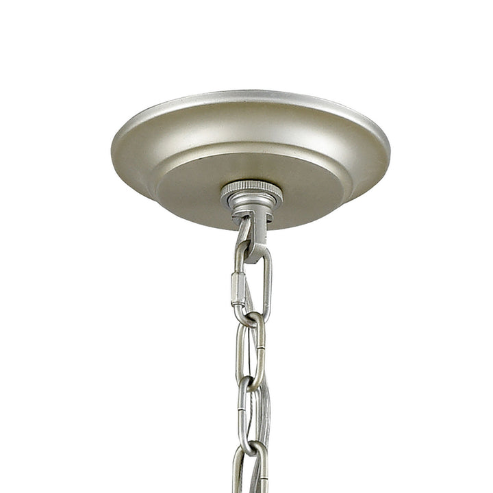 Elk Mullica 33185/8 Chandelier Light - Aged Silver
