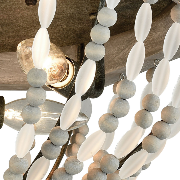 Elk Summerton 33191/3 Ceiling Light - Washed Gray