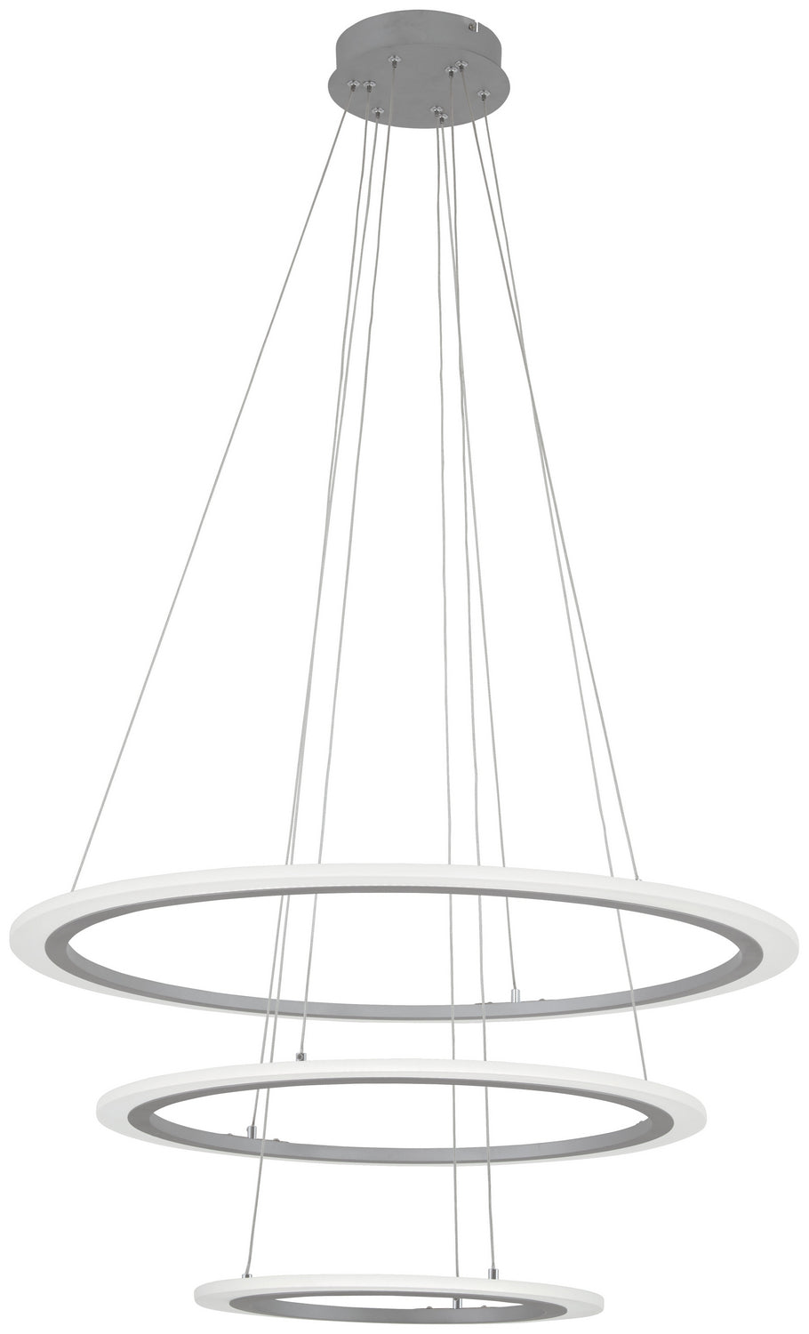 George Kovacs Discovery P8143-609-L Chandelier Light - Silver