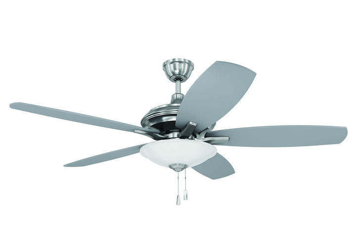 Craftmade Jamison JAM52BNK5-LED Ceiling Fan 52 - Brushed Polished Nickel, Brushed Nickel/Brushed Nickel/