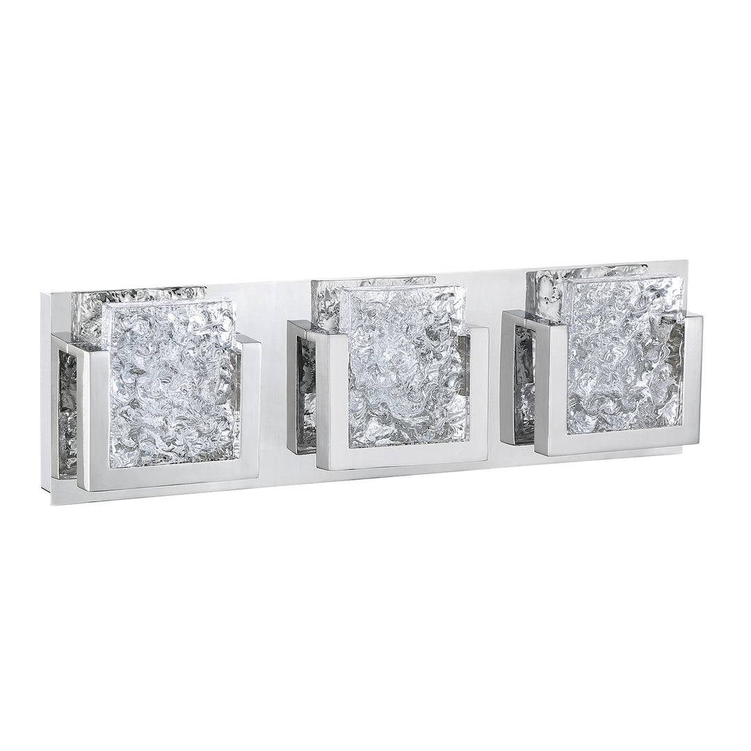 Kendal Ice-Lava VF9200-3L-CH Bath Vanity Light 23 in. wide - Chrome