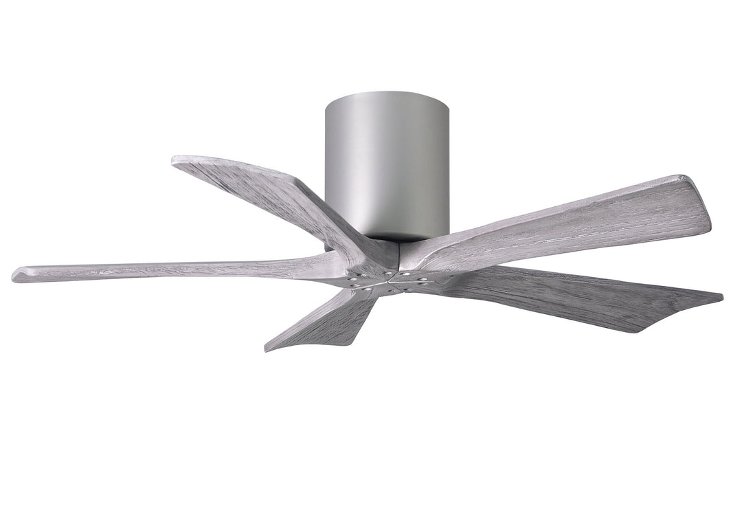 Matthews Fan Company Irene IR5H-BN-BW-42 Ceiling Fan 42 - Brushed Nickel, Barnwood Tone/