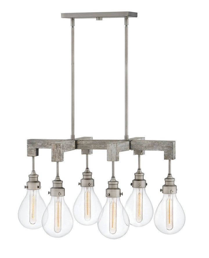 Hinkley Denton 3268PW Chandelier Light - Pewter