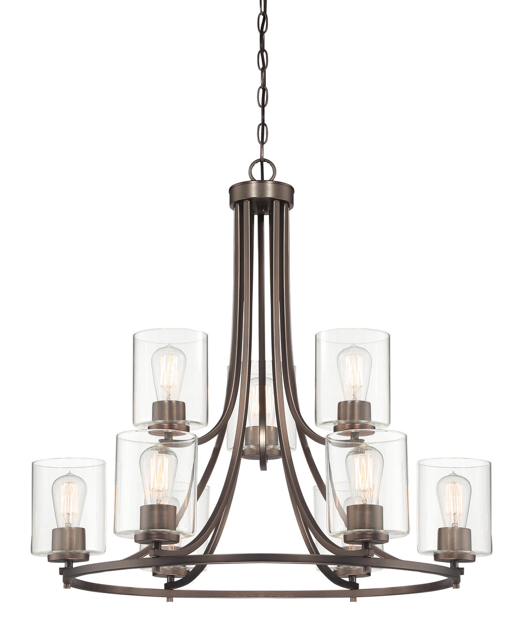Designers Fountain Liam 93089-SCB Chandelier Light - Bronze (Satin Copper)