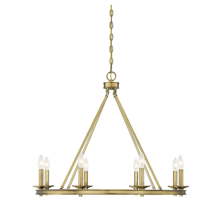 Savoy House Middleton 1-308-8-322 Chandelier Light - Warm Brass