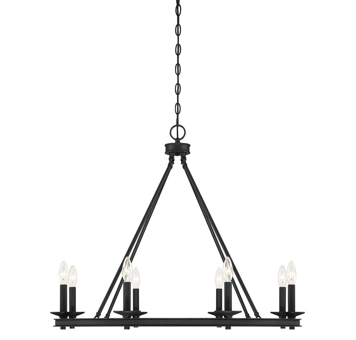 Savoy House Middleton 1-308-8-89 Chandelier Light - Matte Black