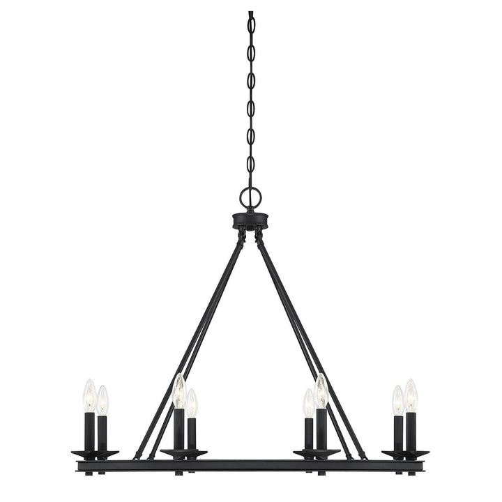 Savoy House Middleton 1-308-8-89 Chandelier Light - Matte Black