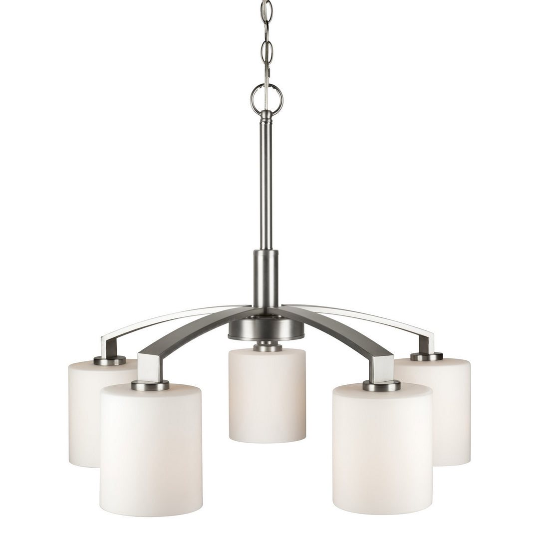 Forte 2683-05-55 Chandelier Light - Brushed Nickel